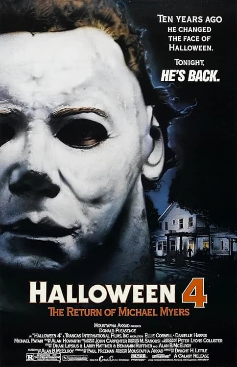 Halloween 4: The Return of Michael Myers film posteri