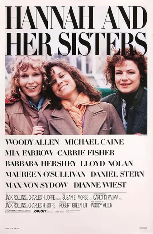 Hannah and Her Sisters film posteri